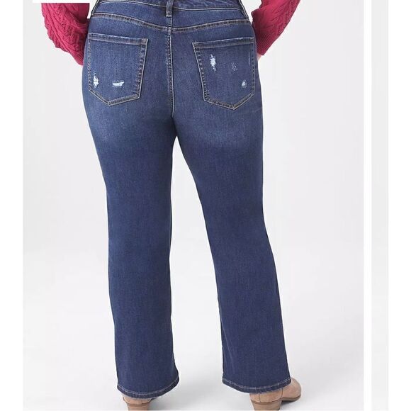 Lane Bryant Signature Fit Cozy Midrise Boot Cut Jeans, 16. NWT - Picture 9 of 15